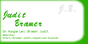 judit bramer business card